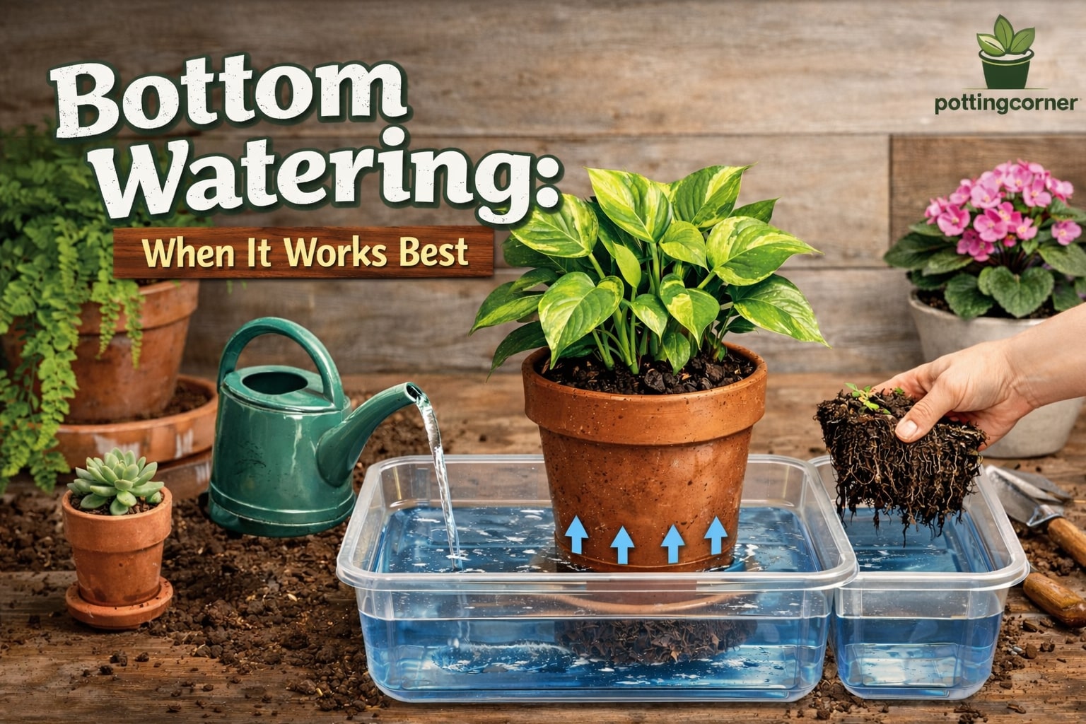 Bottom Watering: When It Works Best