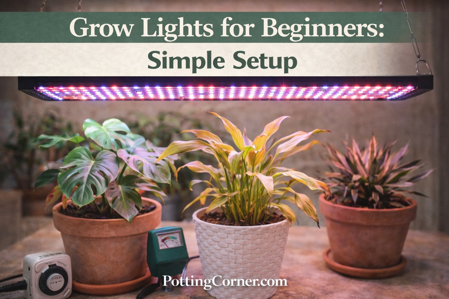 Grow Lights for Beginners: Simple Setup